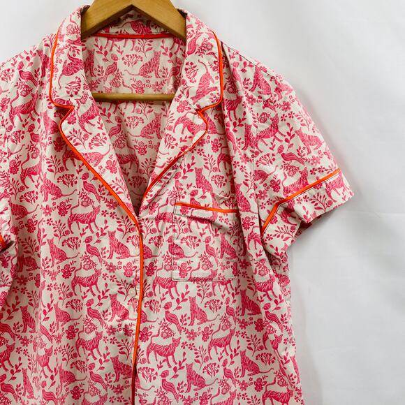 Boden Other - Boden pink animals cotton pajama top